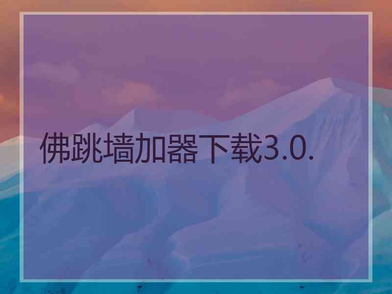 佛跳墙加器下载3.0.