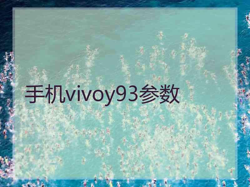 手机vivoy93参数