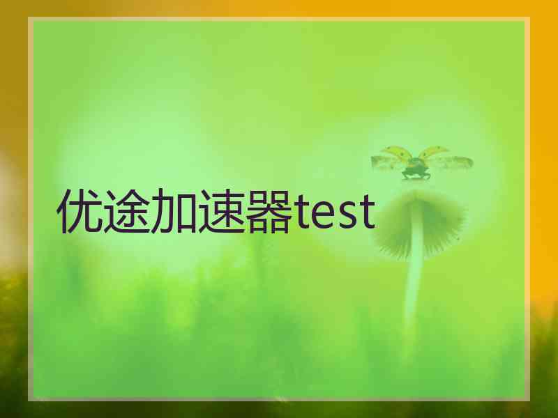 优途加速器test