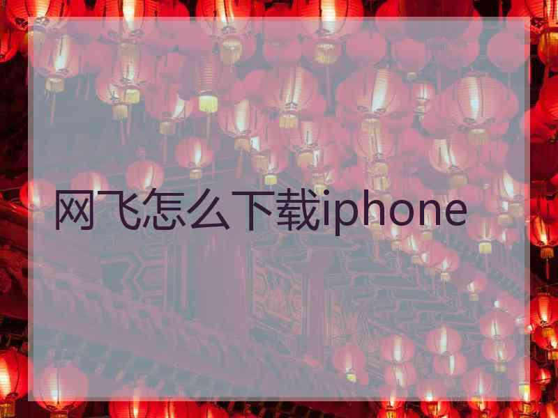 网飞怎么下载iphone