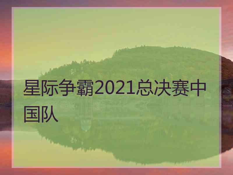 星际争霸2021总决赛中国队