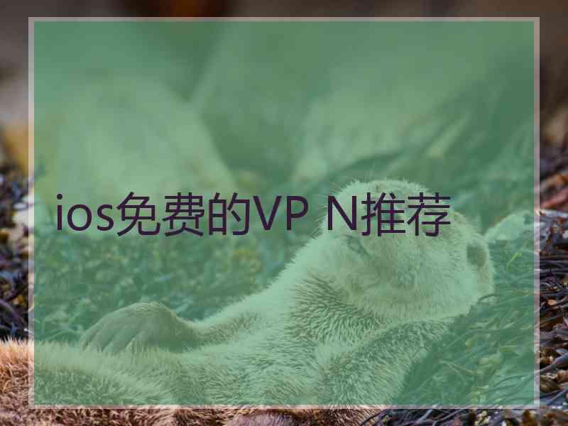 ios免费的VP N推荐