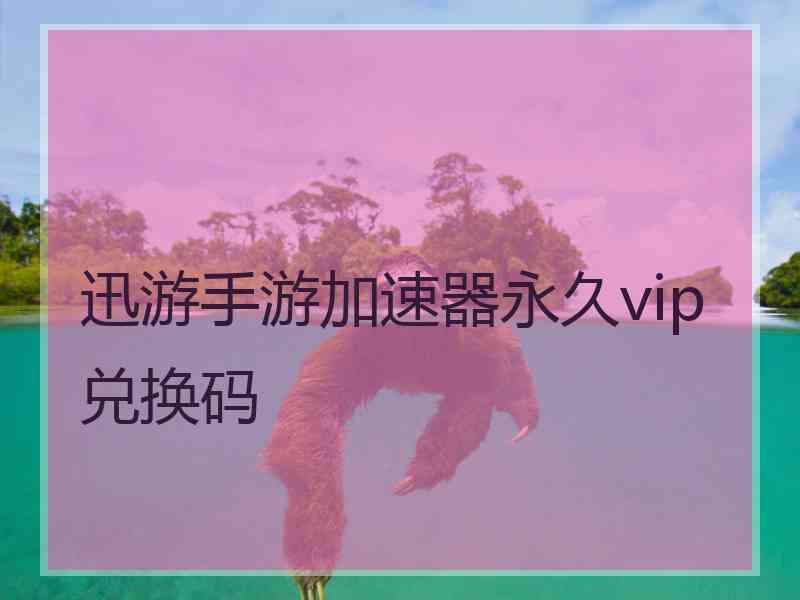 迅游手游加速器永久vip兑换码