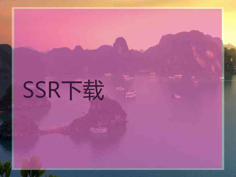 SSR下载