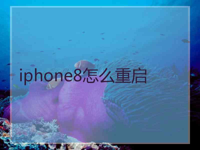 iphone8怎么重启