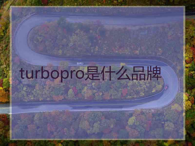 turbopro是什么品牌