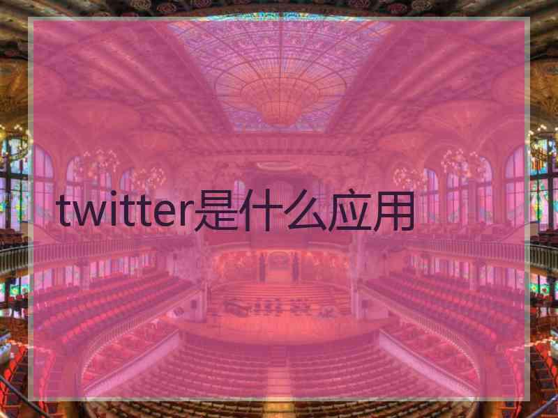 twitter是什么应用