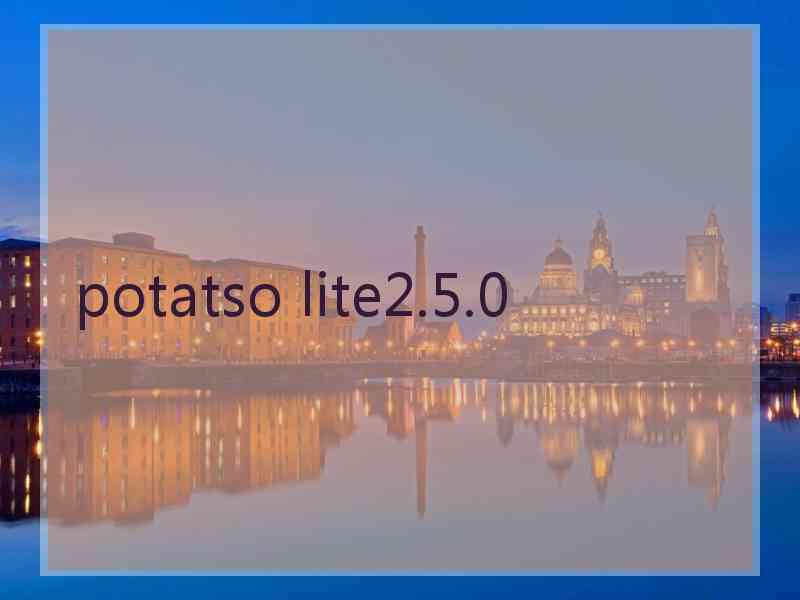 potatso lite2.5.0