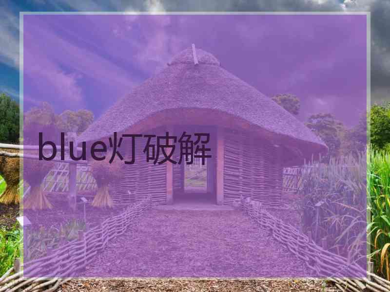 blue灯破解