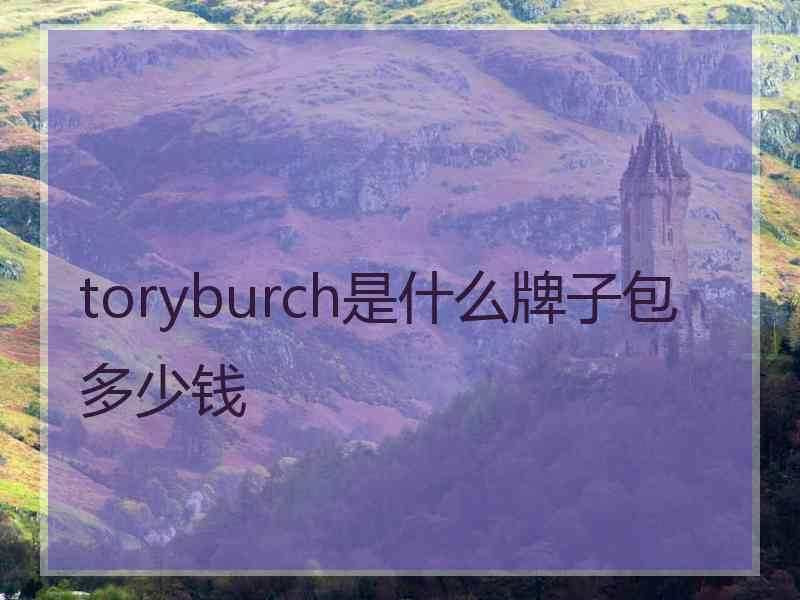 toryburch是什么牌子包多少钱