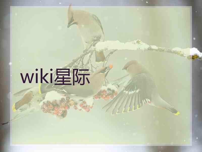 wiki星际