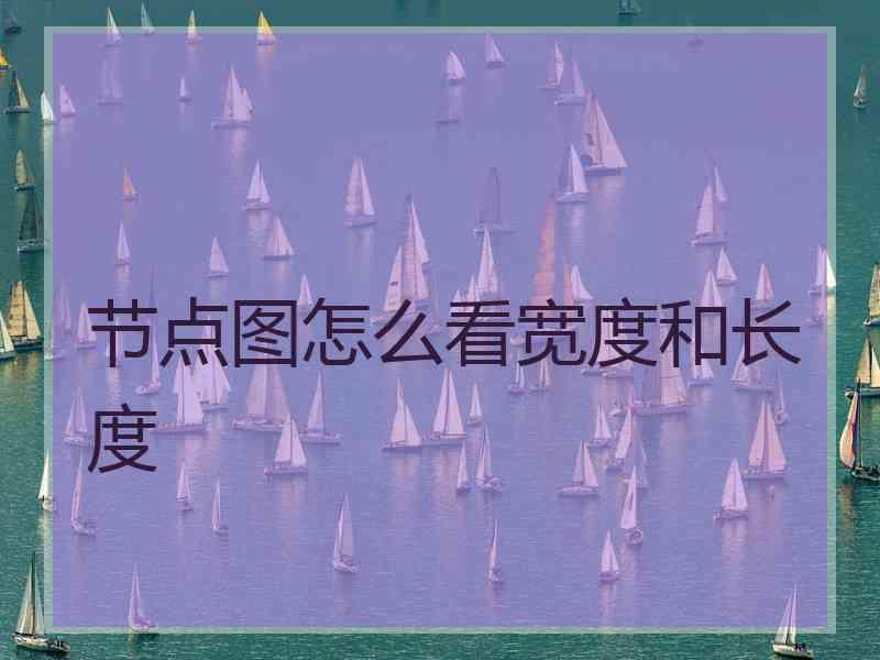 节点图怎么看宽度和长度