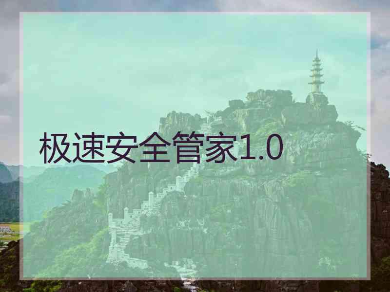 极速安全管家1.0