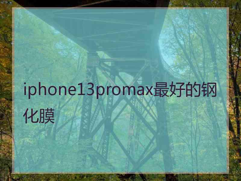 iphone13promax最好的钢化膜