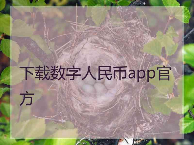 下载数字人民币app官方