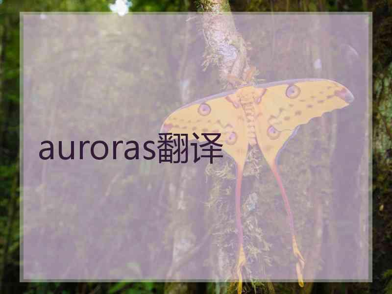 auroras翻译