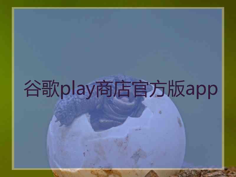 谷歌play商店官方版app