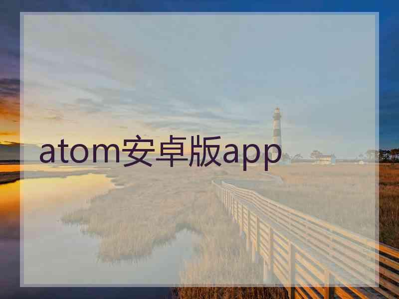 atom安卓版app