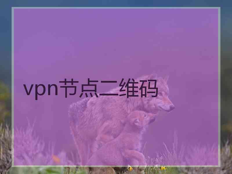 vpn节点二维码