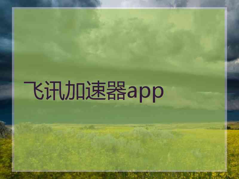 飞讯加速器app