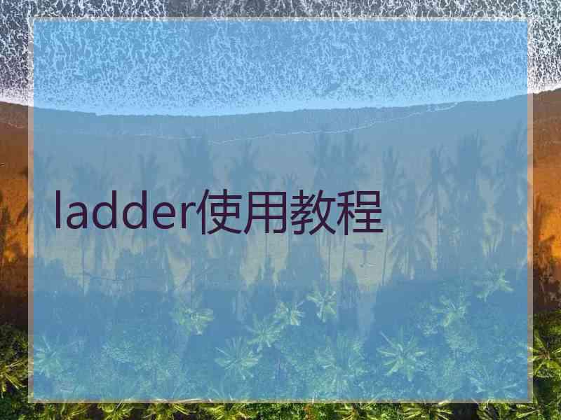 ladder使用教程