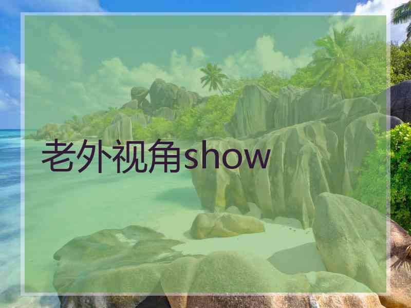 老外视角show