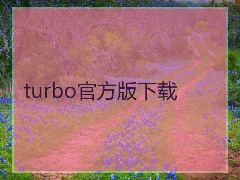 turbo官方版下载