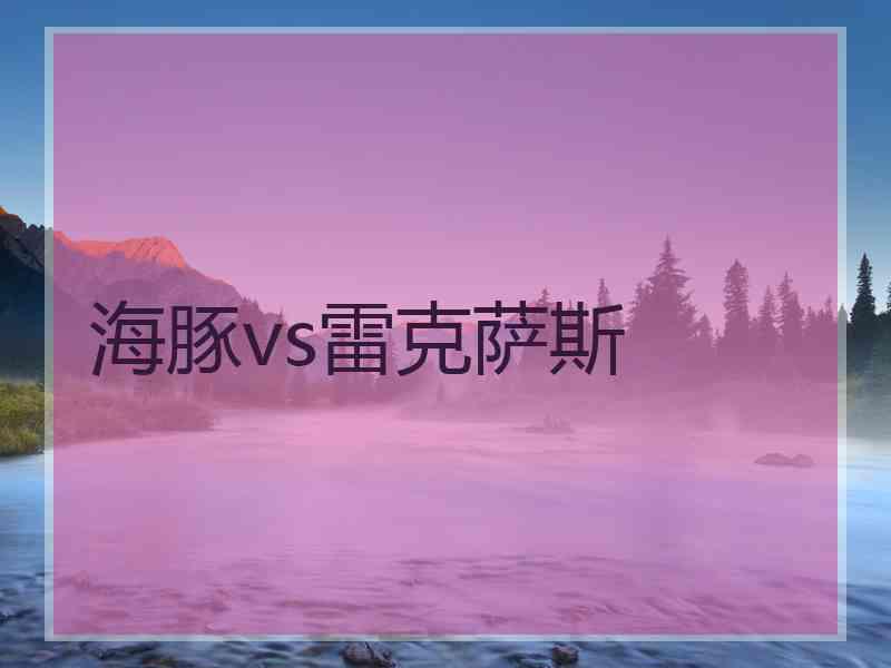 海豚vs雷克萨斯