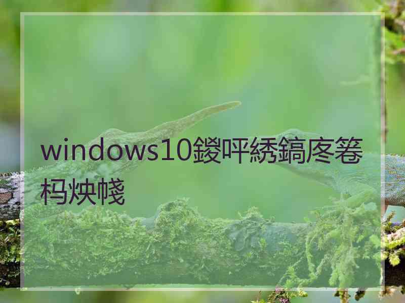 windows10鍐呯綉鎬庝箞杩炴帴