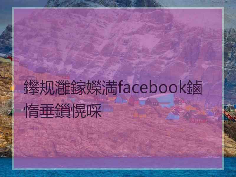 鑻规灉鎵嬫満facebook鏀惰垂鎻愰啋