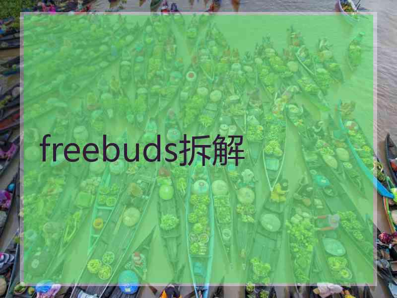 freebuds拆解