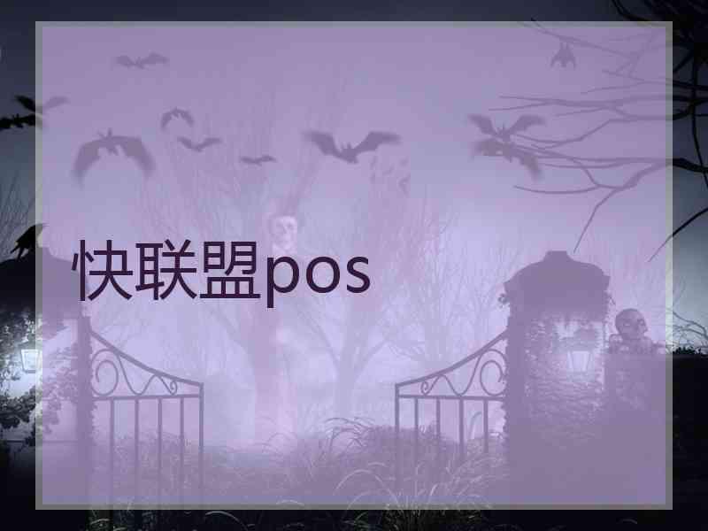 快联盟pos