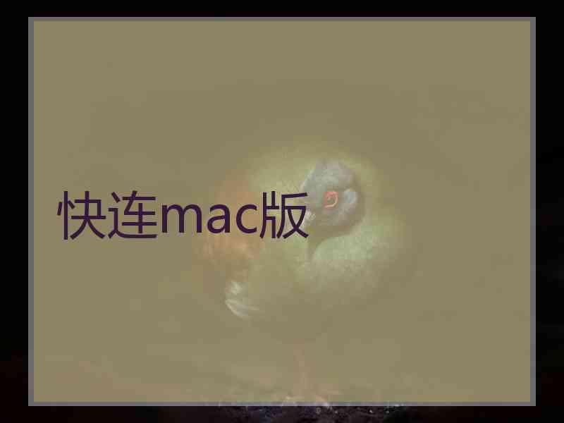 快连mac版