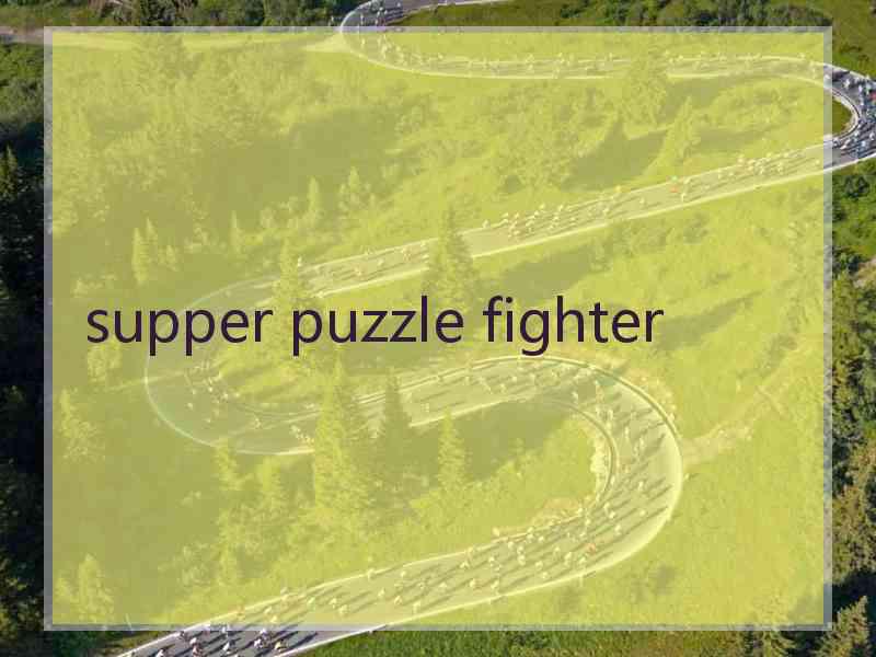 supper puzzle fighter