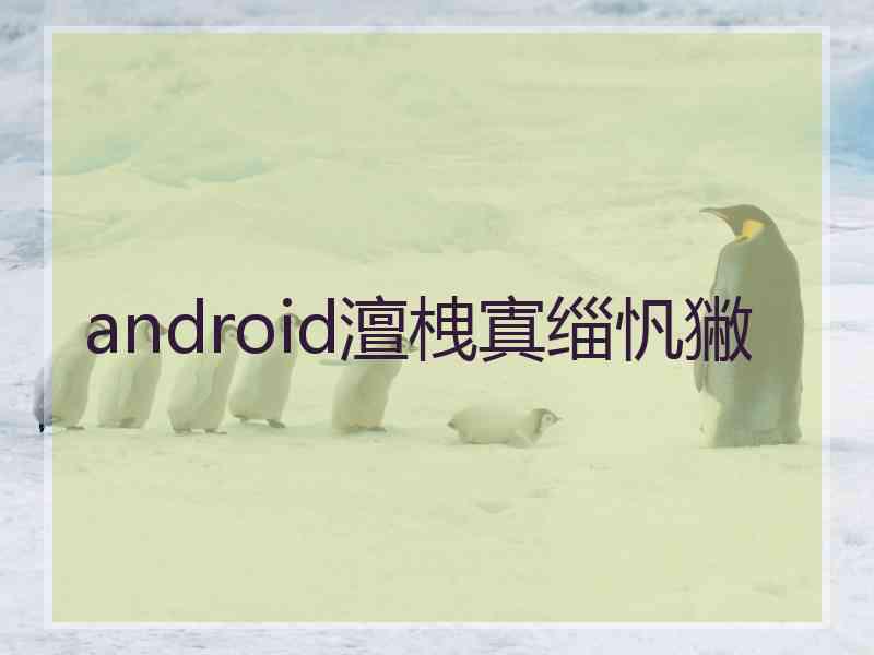 android澶栧寘缁忛獙