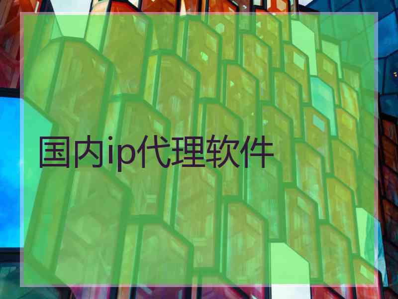 国内ip代理软件