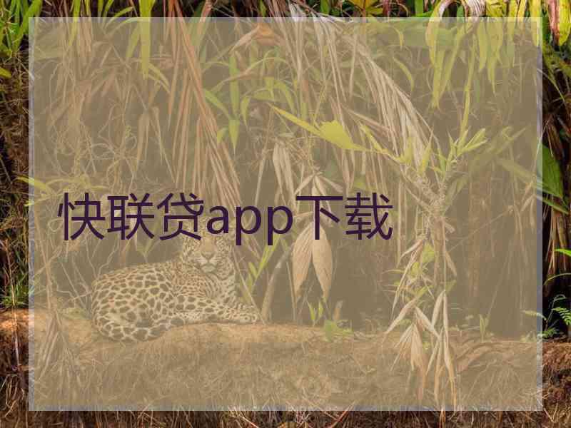 快联贷app下载