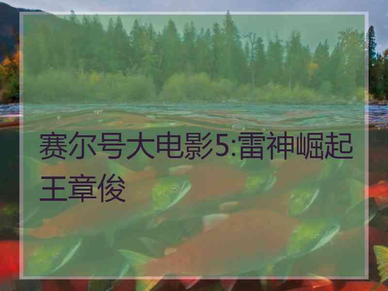 赛尔号大电影5:雷神崛起王章俊